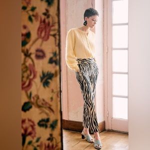 Sezane Pantalon Francky Zebre fr40